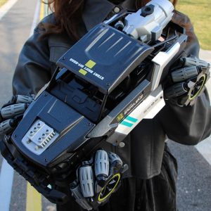 4DRC Remote Control Truck With Spray&Light, Dual Motors Off Road RC Car, 2.4Ghz 4WD 360 Rock Crawler,Hand Controlled Gesture,Toy For Kids Adults.