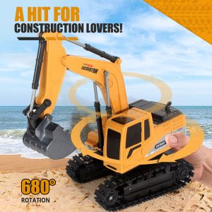 Remote Control Excavator, RC Excavator, Truck Construction Vehicle, Boys' Toys, Children's Gifts.