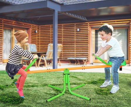 360° rotating outdoor seesaw for Kids