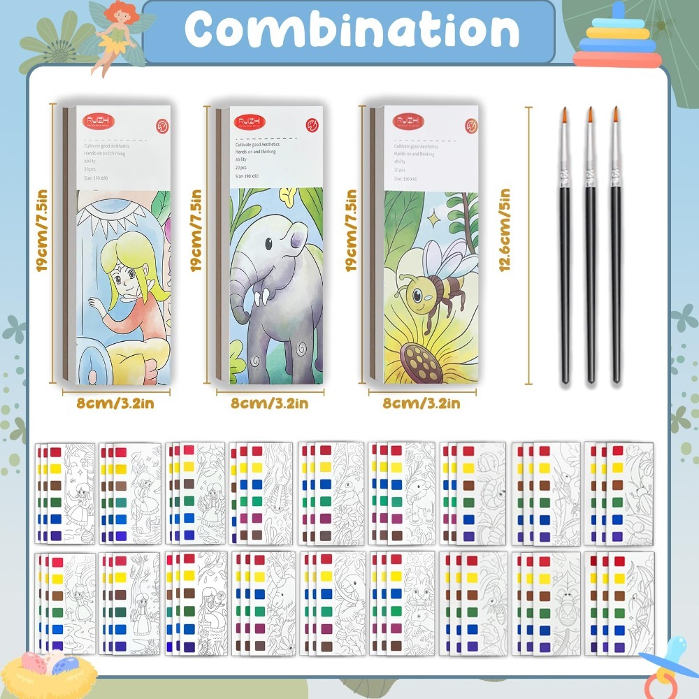 Watercolor Book Set Of Three - Image 2