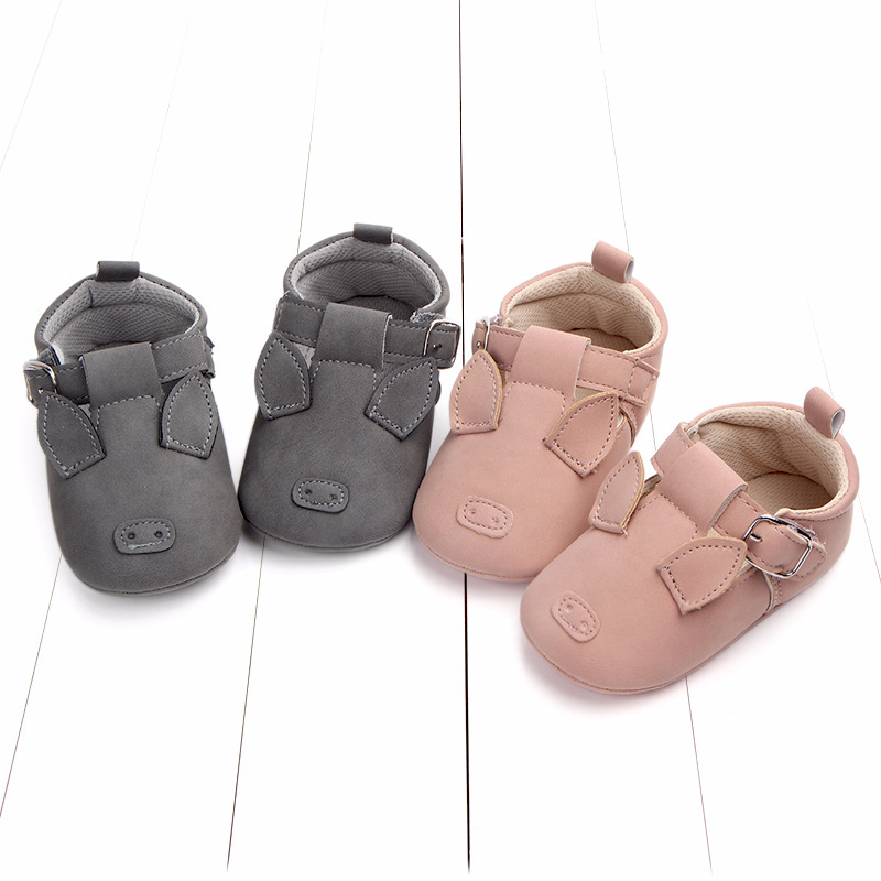 Spring and autumn cartoon animal baby shoes matte leather non-slip soft bottom baby shoes - Image 3